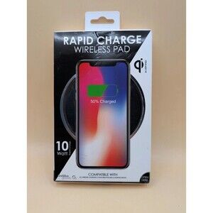 Gabba Goods 10W Qi Wireless Charging Pad Rose Gold Apple Samsung Fast Charge